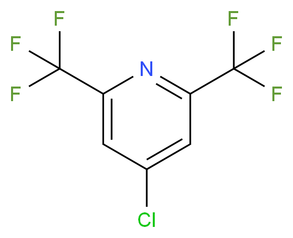 4-Chloro-2,6-bis(trifluoromethyl)pyridine_Molecular_structure_CAS_81269-96-7)