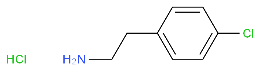 2-(4-CHLORO-PHENYL)-ETHYLAMINE HCL_Molecular_structure_CAS_156-41-2)