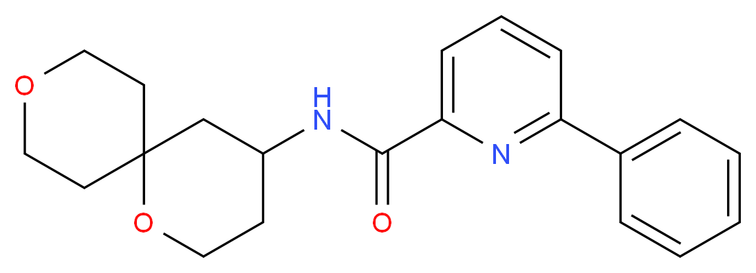 N-1,9-dioxaspiro[5.5]undec-4-yl-6-phenylpyridine-2-carboxamide_Molecular_structure_CAS_)