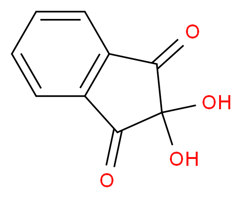 Ninhydrin, ACS reagent_Molecular_structure_CAS_485-47-2)