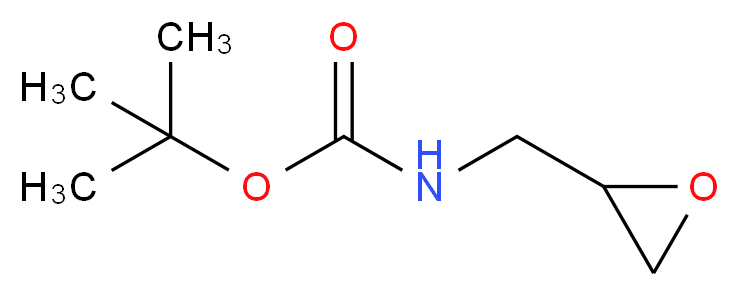 tert-Butyl N-(2-oxiranylmethyl)carbamate_Molecular_structure_CAS_115198-80-6)