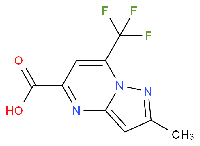 2-methyl-7-(trifluoromethyl)pyrazolo[1,5-a]pyrimidine-5-carboxylic acid_Molecular_structure_CAS_)