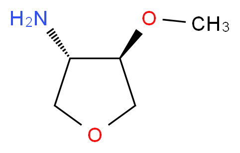 rac-(3S,4R)-4-methoxytetrahydro-3-furanamine_Molecular_structure_CAS_)