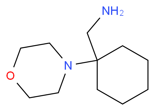 (1-morpholinocyclohexyl)methanamine_Molecular_structure_CAS_)