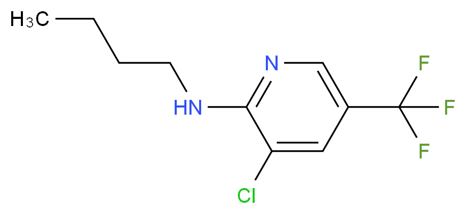N-Butyl-3-chloro-5-(trifluoromethyl)-2-pyridinamine_Molecular_structure_CAS_)