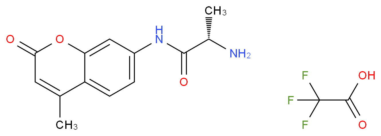 L-Alanine 7-amido-4-methylcoumarin trifluoroacetate salt_Molecular_structure_CAS_96594-10-4)