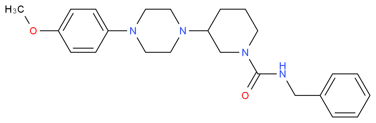 N-benzyl-3-[4-(4-methoxyphenyl)-1-piperazinyl]-1-piperidinecarboxamide_Molecular_structure_CAS_)
