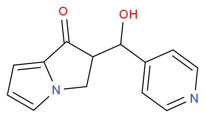 2-[hydroxy(pyridin-4-yl)methyl]-2,3-dihydro-1H-pyrrolizin-1-one_Molecular_structure_CAS_)