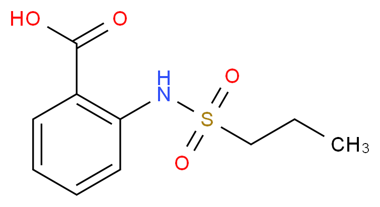 2-(propane-1-sulfonamido)benzoic acid_Molecular_structure_CAS_)