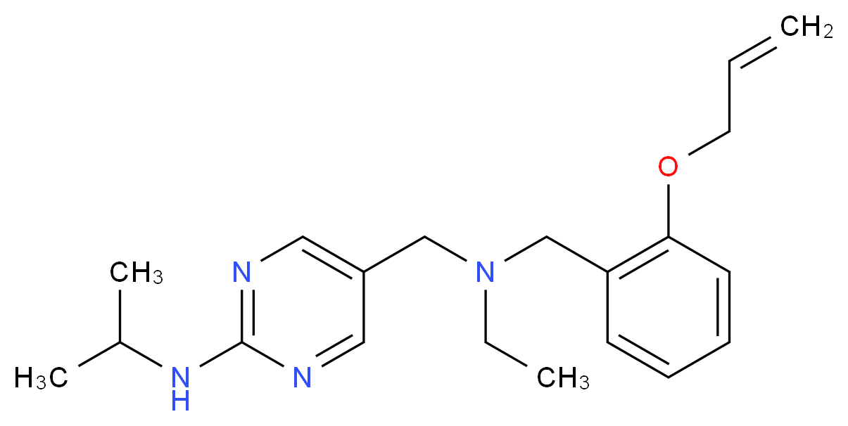 5-{[[2-(allyloxy)benzyl](ethyl)amino]methyl}-N-isopropylpyrimidin-2-amine_Molecular_structure_CAS_)