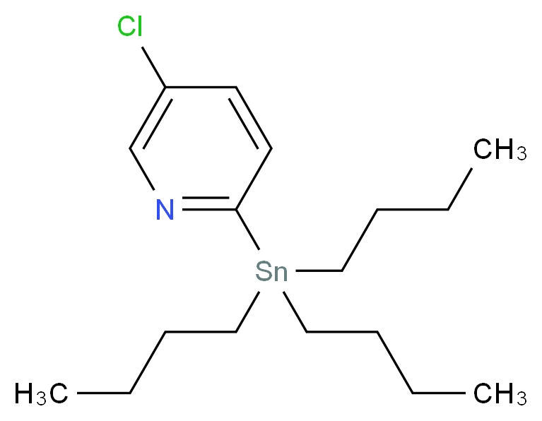 5-Chloro-2-(tributylstannyl)pyridine_Molecular_structure_CAS_611168-63-9)