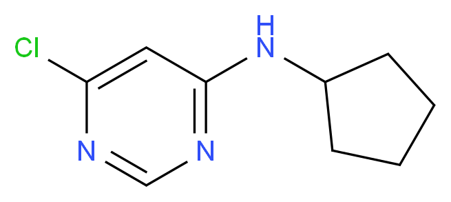 6-Chloro-N-cyclopentyl-4-pyrimidinamine_Molecular_structure_CAS_)