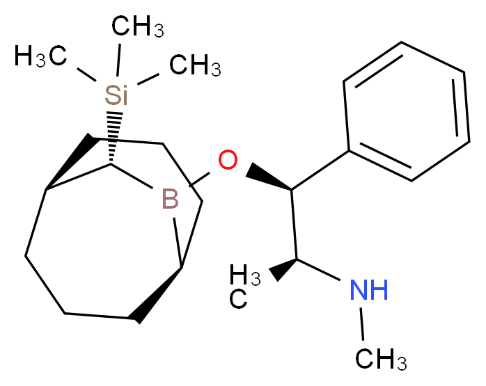 (+)-9-(1S, 2S-Pseudoephedrinyl)-(10R)-(trimethylsilyl)-9-borabicyclo[3.3.2]decane_Molecular_structure_CAS_848618-13-3)