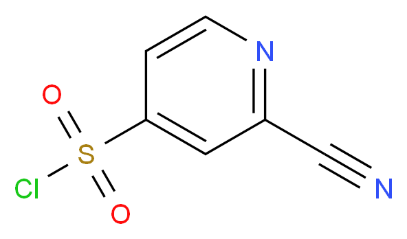 2-cyanopyridine-4-sulfonyl chloride_Molecular_structure_CAS_1060801-08-2)