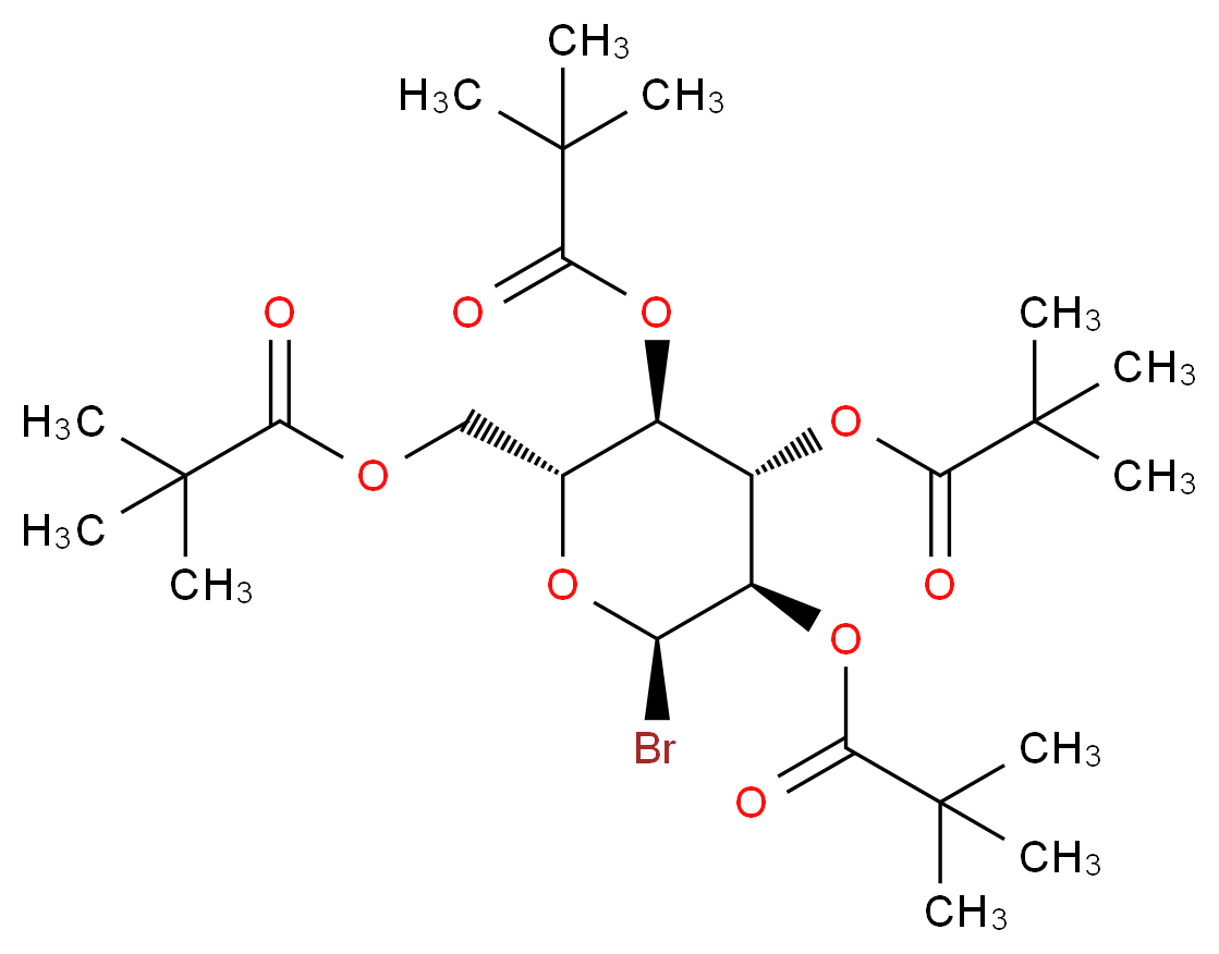 2,3,4,6-Tetra-O-pivaloyl-α-D-glucopyranosyl bromide_Molecular_structure_CAS_81058-27-7)