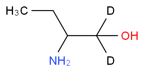2-Amino-1-butanol-1,1-d2_Molecular_structure_CAS_1202864-89-8)