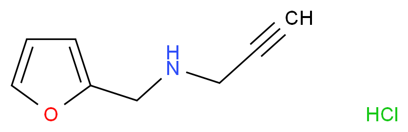 Furan-2-ylmethyl-prop-2-ynyl-amine hydrochloride_Molecular_structure_CAS_)