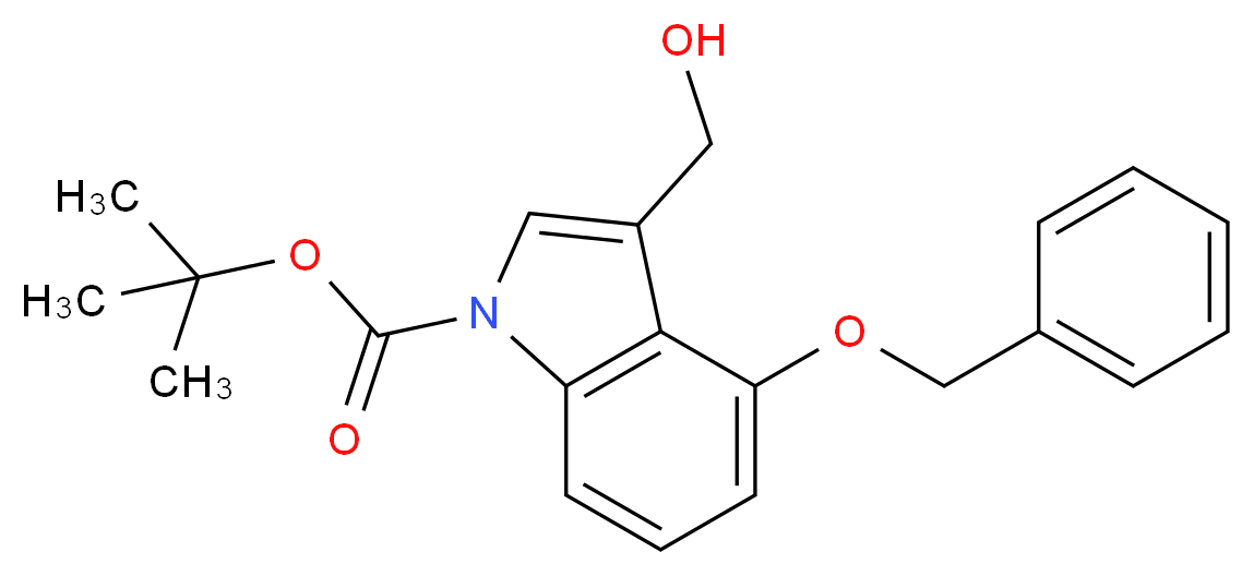 1-Boc-4-benzyloxy-3-hydroxymethylindole_Molecular_structure_CAS_914349-09-0)