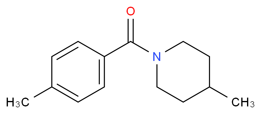 4-Methyl-1-(4-methylbenzoyl)piperidine_Molecular_structure_CAS_67272-95-1)