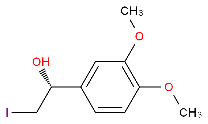 (αR)-α-(Iodomethyl)-3,4-dimethoxybenzenemethanol_Molecular_structure_CAS_833353-17-6)
