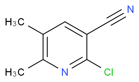 2-Chloro-5,6-dimethyl-3-pyridinecarbonitrile_Molecular_structure_CAS_65176-93-4)