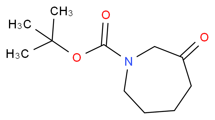 tert-Butyl 3-oxoazepane-1-carboxylate_Molecular_structure_CAS_870842-23-2)