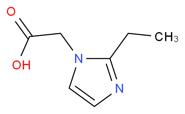 (2-ethyl-1H-imidazol-1-yl)acetic acid_Molecular_structure_CAS_883539-33-1)