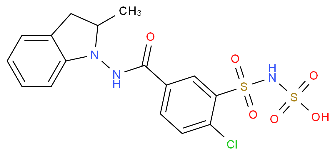 rac Indapamide-N-(sulfonamido) Sulfate_Molecular_structure_CAS_1219174-77-2)