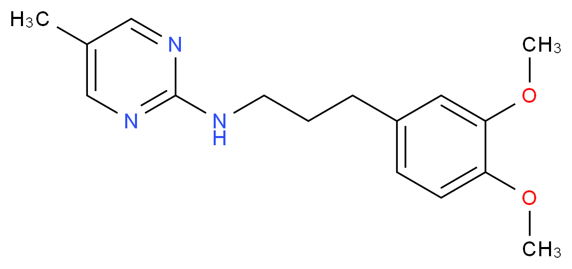 N-[3-(3,4-dimethoxyphenyl)propyl]-5-methylpyrimidin-2-amine_Molecular_structure_CAS_)