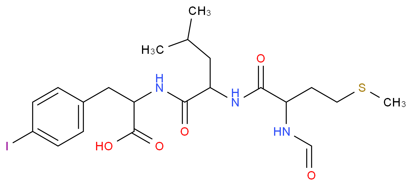 N-FORMYL-MET-LEU-p-IODO-PHE_Molecular_structure_CAS_105931-59-7)