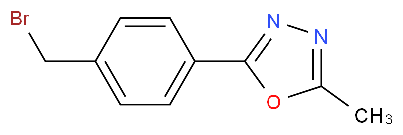 2-[4-(bromomethyl)phenyl]-5-methyl-1,3,4-oxadiazole_Molecular_structure_CAS_946409-17-2)