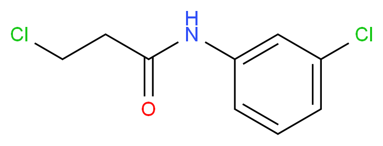 3-Chloro-N-(3-chlorophenyl)propanamide_Molecular_structure_CAS_99585-98-5)