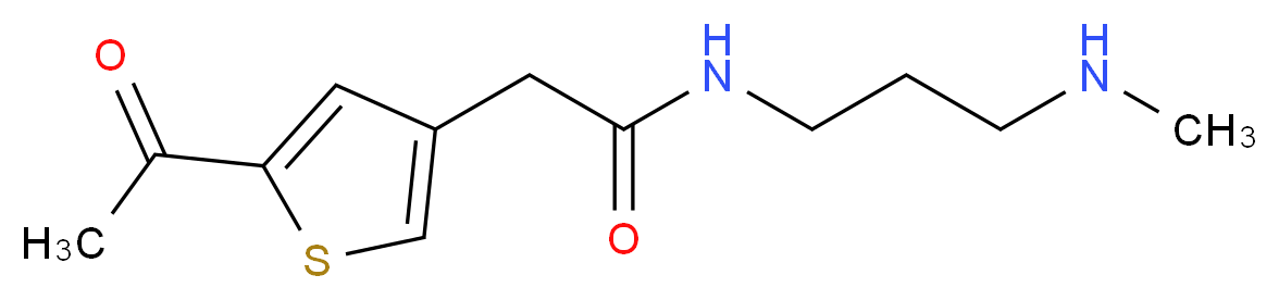 2-(5-acetyl-3-thienyl)-N-[3-(methylamino)propyl]acetamide_Molecular_structure_CAS_)