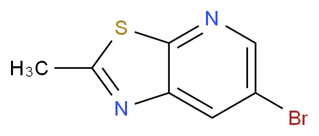 6-bromo-2-methyl[1,3]thiazolo[5,4-b]pyridine_Molecular_structure_CAS_886372-92-5)