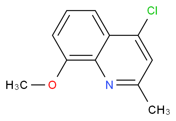 4-Chloro-8-methoxy-2-methylquinoline_Molecular_structure_CAS_64951-58-2)