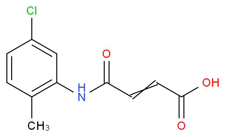 4-(5-chloro-2-methylanilino)-4-oxobut-2-enoic acid_Molecular_structure_CAS_175205-20-6)
