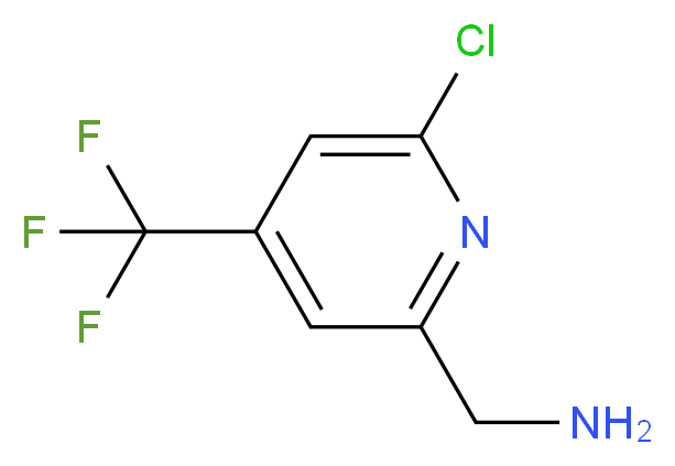 (6-chloro-4-(trifluoromethyl)pyridin-2-yl)methanamine_Molecular_structure_CAS_862120-77-2)