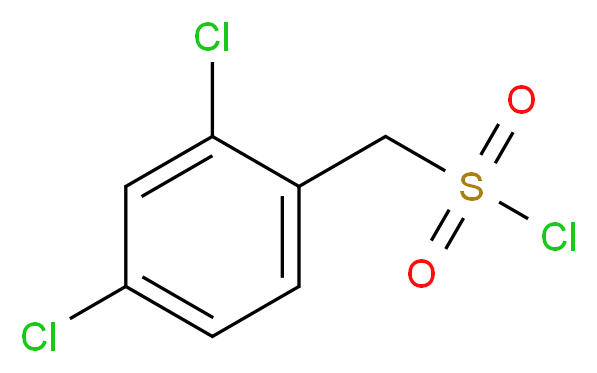 2,4-Dichlorobenzylsulphonyl chloride_Molecular_structure_CAS_88691-50-3)