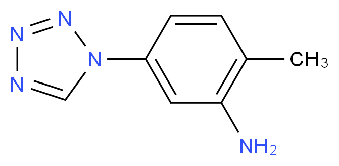 2-methyl-5-(1H-tetrazol-1-yl)aniline_Molecular_structure_CAS_384860-18-8)