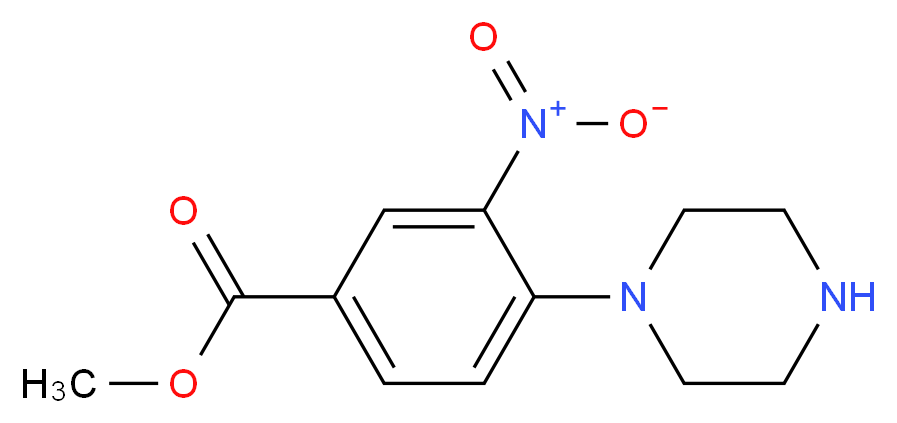 Methyl 3-nitro-4-piperazinobenzenecarboxylate_Molecular_structure_CAS_192441-86-4)