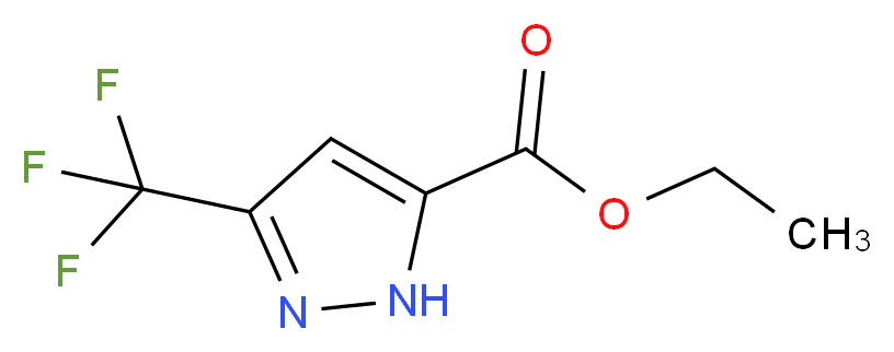 Ethyl 3-(trifluoromethyl)-1H-pyrazole-5-carboxylate_Molecular_structure_CAS_129768-30-5)