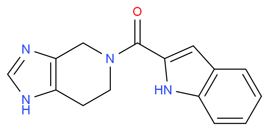5-(1H-indol-2-ylcarbonyl)-4,5,6,7-tetrahydro-1H-imidazo[4,5-c]pyridine_Molecular_structure_CAS_)