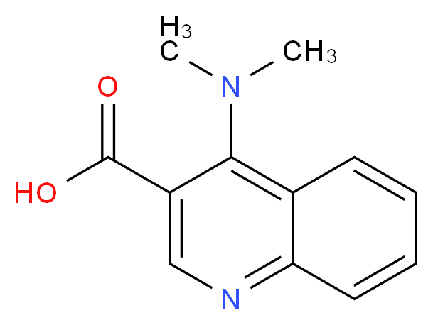 4-(dimethylamino)quinoline-3-carboxylic acid_Molecular_structure_CAS_)
