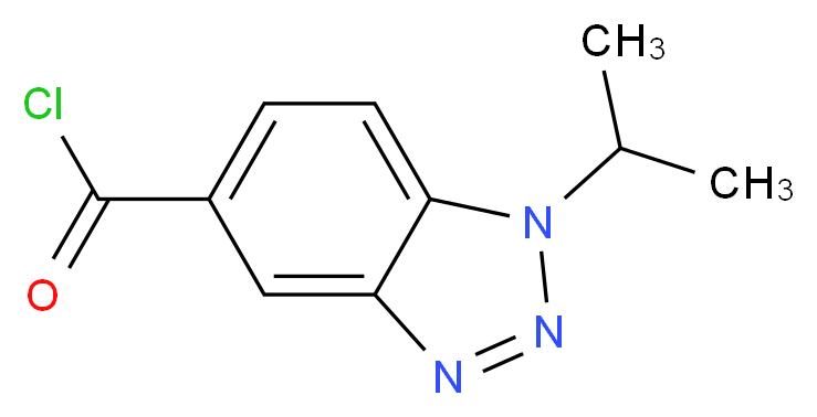 1-isopropyl-1H-1,2,3-benzotriazole-5-carbonyl chloride_Molecular_structure_CAS_679806-67-8)
