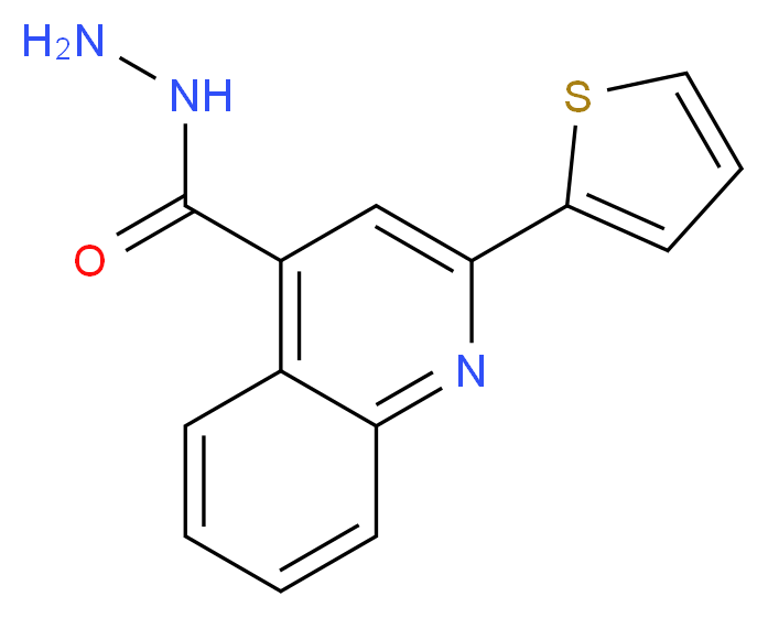 2-Thien-2-ylquinoline-4-carbohydrazide_Molecular_structure_CAS_)