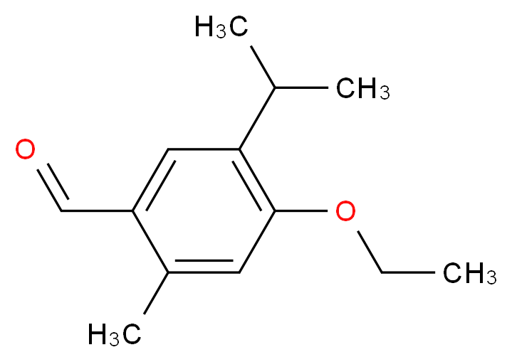 4-ethoxy-5-isopropyl-2-methylbenzaldehyde_Molecular_structure_CAS_872183-70-5)
