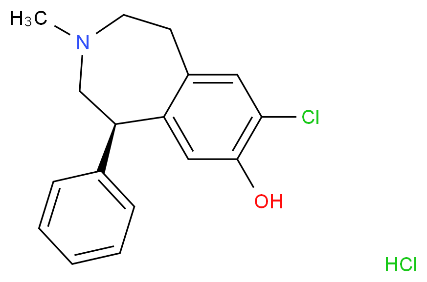R(+)-SCH-23390 hydrochloride_Molecular_structure_CAS_125941-87-9)