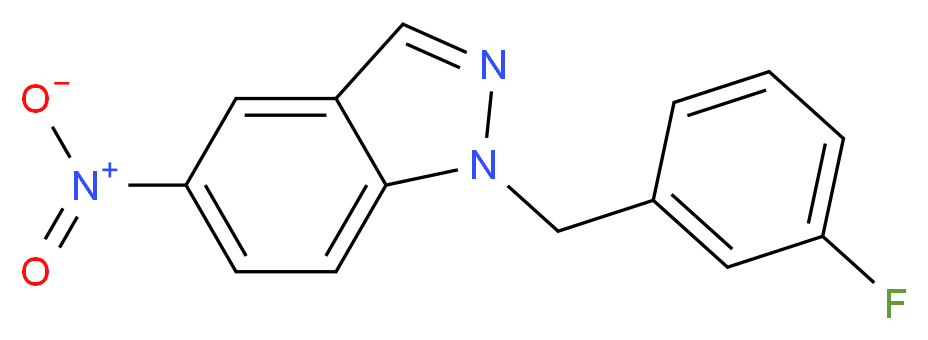 1-(3-Fluorobenzyl)-5-nitro-1H-indazole_Molecular_structure_CAS_529508-58-5)
