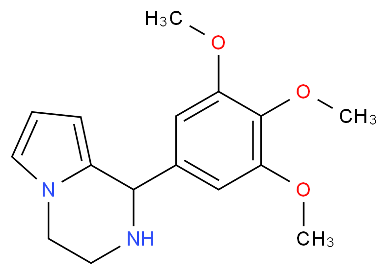 1-(3,4,5-Trimethoxy-phenyl)-1,2,3,4-tetrahydro-pyrrolo[1,2-a]pyrazine_Molecular_structure_CAS_73627-27-7)