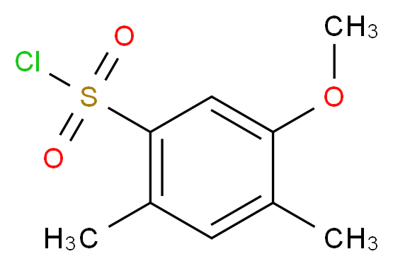 5-methoxy-2,4-dimethylbenzenesulfonyl chloride_Molecular_structure_CAS_91179-11-2)